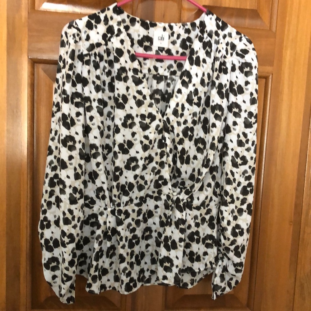 Cabi print blouse